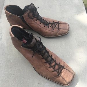 Rieker's laceup booties